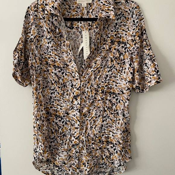 NEW Lovestitch button up size small womens shirt - Picture 1 of 5